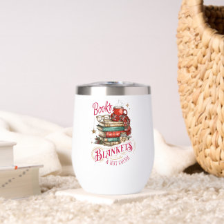 Books Blankets and Hot Cocoa