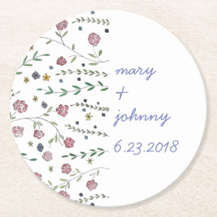 Books & Blossoms Coasters