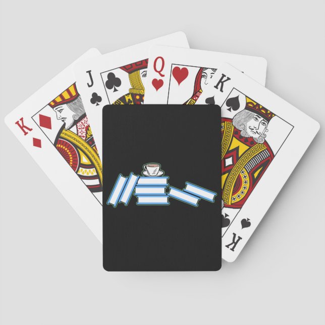 Books - Books and Teacup Playing Cards (Back)