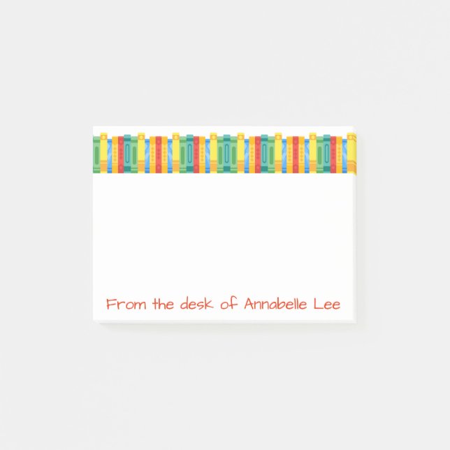Books Border Post-it Notes (Front)
