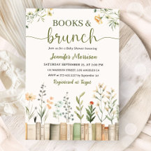 Books & Brunch Library Baby Shower Gender Neutral
