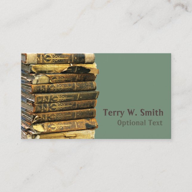 Books Business Card (Front)