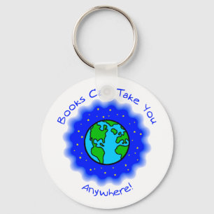 Books Can Take You Key Ring