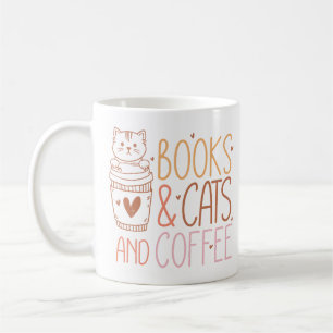 Books Cats Coffee Mug