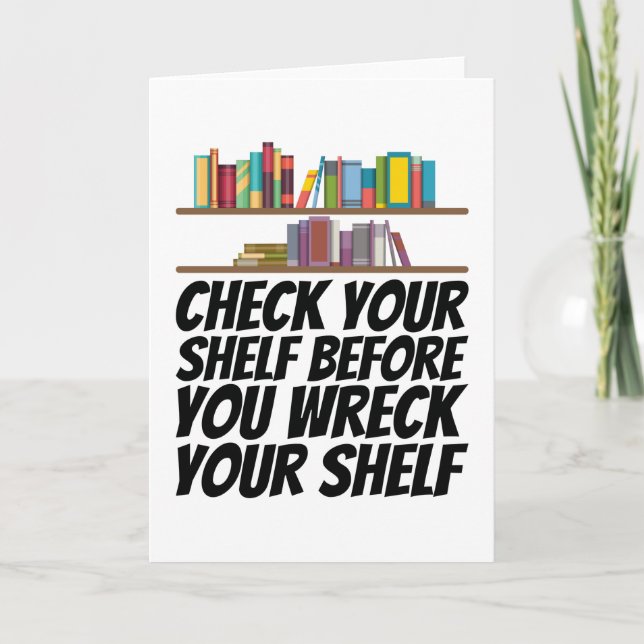 Books - Check Your Shelf Card (Front)