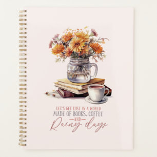 Books, Coffee and Rainy Days Planner