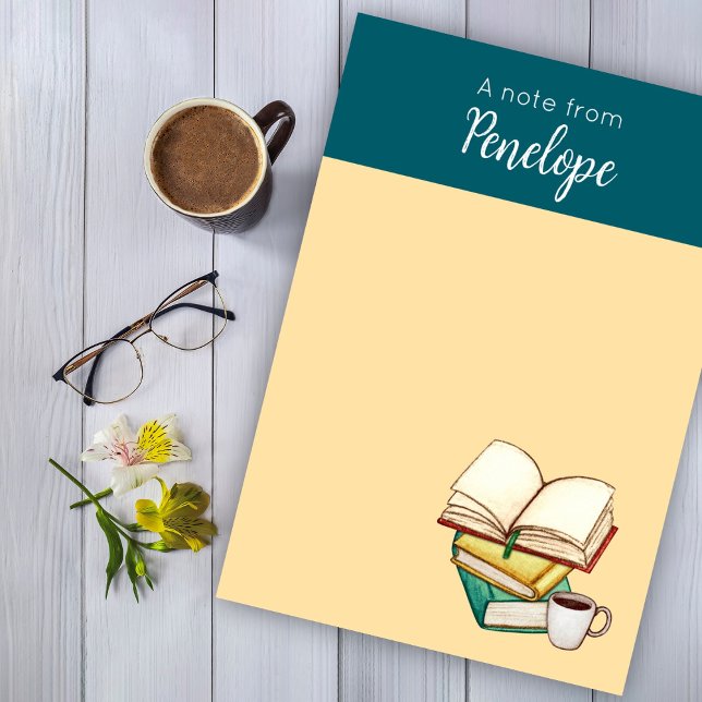 Books & Coffee Post-it Notes (Creator Uploaded)