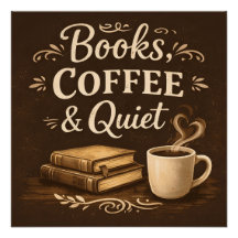 Books, Coffee & Quiet – Dark Academia Book Lover