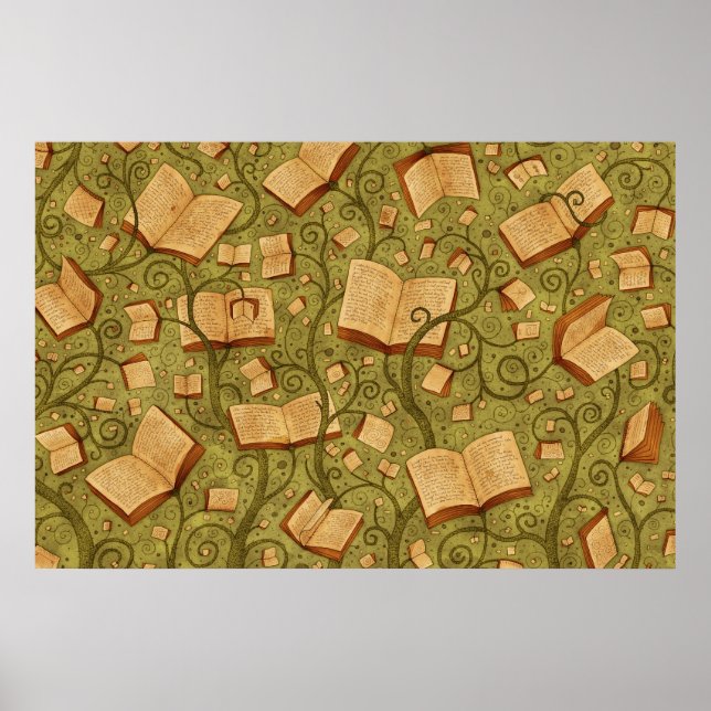 Books (Colour 3) Poster (Front)