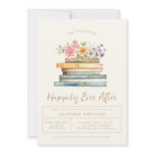 Books Floral Bridal Shower