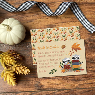 Books For Babies Twin Raccoons Enclosure Card