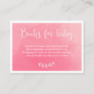 Books for baby Baby Shower Invitation Insert