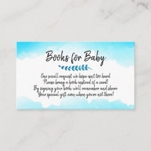 Books For Baby Book Request Baby Shower Invitation