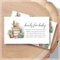Books for Baby | Cactus Book Themed Baby Shower