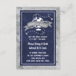 Books for Baby Card, Aeroplanes Enclosure Card