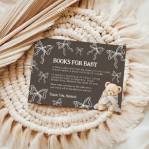 Books for Baby Card Bear