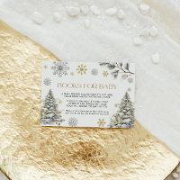Books for Baby Card Winter Wonderland