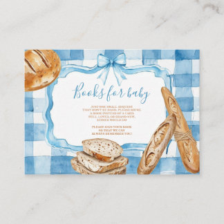 Books for Baby Enclosure Card | Bakery Theme Baby