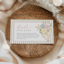 Books For Baby Floral Girl Baby Shower 