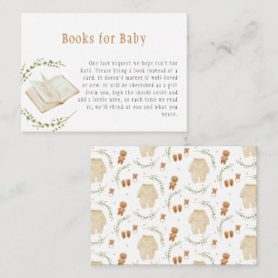 Books for baby Gender Neutral Pattern Enclosure Card