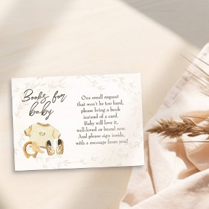 Books for Baby Gender Neutral Sweet Baby Clothes Enclosure Card