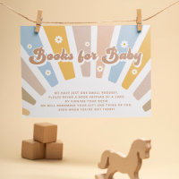 Books for Baby Groovy Retro Sunshine Baby Shower
