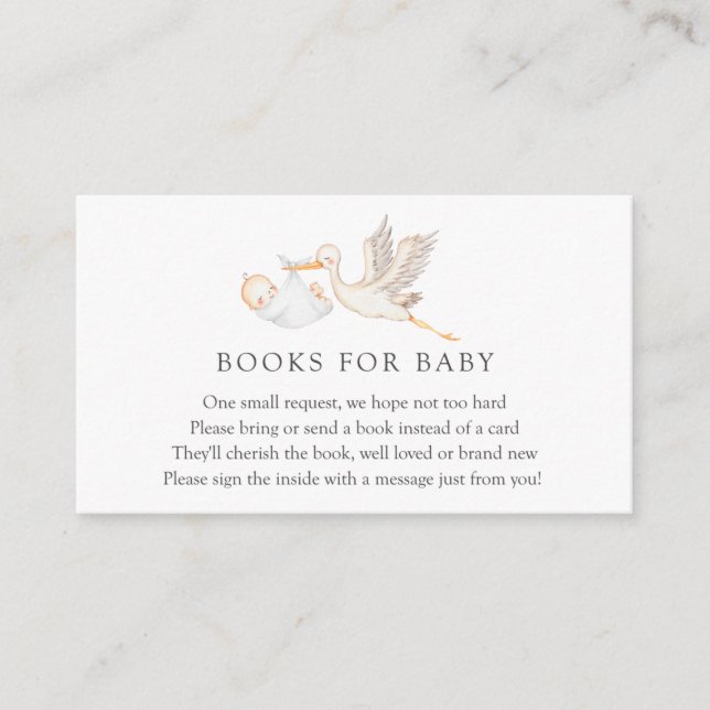 Books for Baby insert card (Front)