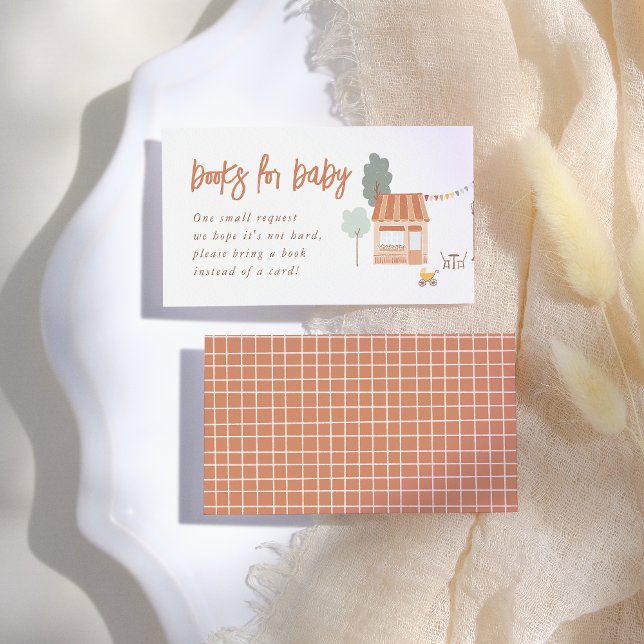 Books For Baby It Takes A Village Baby Shower Enclosure Card (Creator Uploaded)