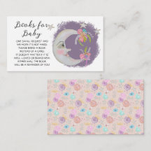 Books For Baby Lavender Moon Stars Flowers Shower