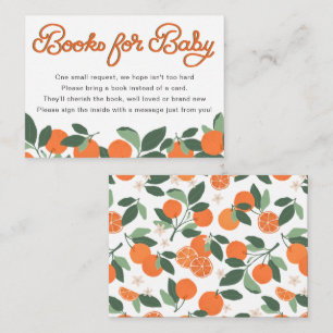 Books For Baby Little Cutie Baby Shower Enclosure Card