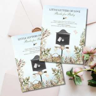 Books For Baby Little Love Letters Baby Shower Card
