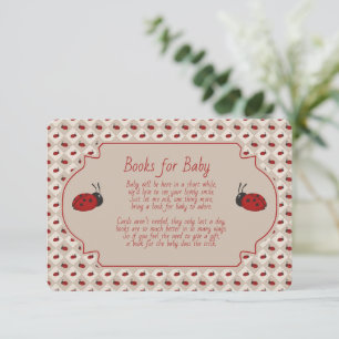 Books for Baby Little Red Ladybugs Enclosure Card