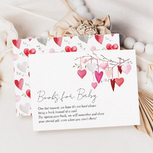 Books for Baby Little Sweetheart Baby Shower Enclosure Card