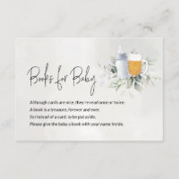 Books for Baby Message Card A Baby is Brewing Boy