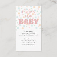 Books For Baby Pastel Pink Baby Shower