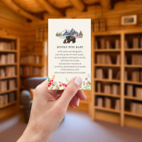 Books For Baby Poem Bears Floral Baby Shower