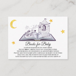 *~* Books for Baby Prince Princess Pop-Up Book Enclosure Card
