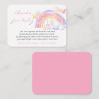 Books for Baby Rainbow Stars Pink Baby Shower