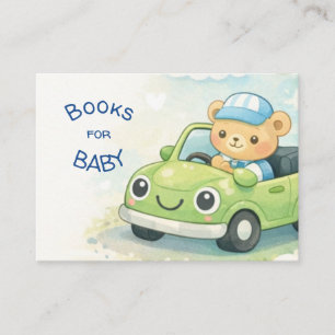 Books for Baby Shower Enclosure Card