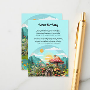 books for baby shower Mushroom Paradise woodland Enclosure Card