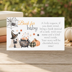 Books for Baby Spooky Sweet Gender Reveal Enclosure Card