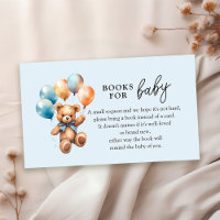 Books for Baby Teddy Bear Boy Baby Shower