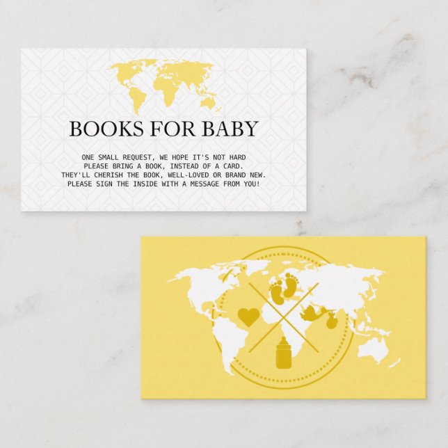 Books for Baby Travel Passport Boarding Pass Enclo Enclosure Card (Front/Back)