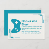 Books for Baby Video Game Controller Baby Shower