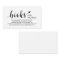 Books for the baby, Modern Cute Black Script Enclo