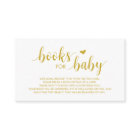 Books for the baby, Modern Cute Gold Script