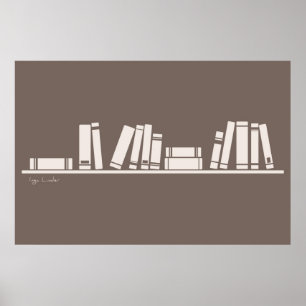 books for wise guy or reading lover poster