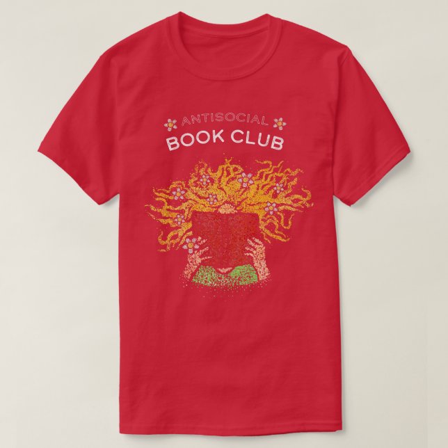 Books Introvert Book Lovers Novels Book Club T-Shirt (Design Front)
