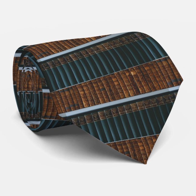 Books Library School Teacher  Necktie (Rolled)