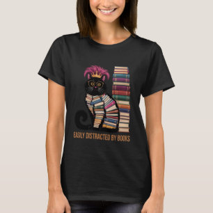 Books Nerds Lover Book Reader Womens Mens Retro Pr T-Shirt